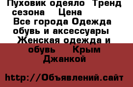 Пуховик-одеяло. Тренд сезона. › Цена ­ 3 900 - Все города Одежда, обувь и аксессуары » Женская одежда и обувь   . Крым,Джанкой